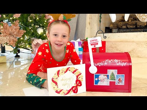 Nastya writes a letter to Santa Claus