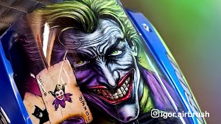 Airbrushing The Joker by Igor Amidzic