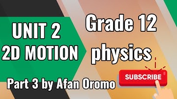 Grade 12 physics unit 2 part 3 by Afan Oromo New Curriculum