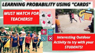 Math Fun Game| Probability | Cards | Outdoor Activities | Beyond the Classroom