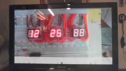 12 Hour TTL Digital Clock