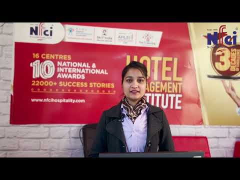 NFCI||NFCI SOLAN|| TESTIMONIAL || LEADING HOTEL MANAGEMENT INSTITUTE