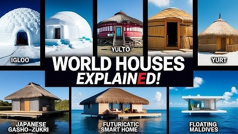 All Types of Houses Around the World Explained in 10 Minutes | Traditional & Modern Homes