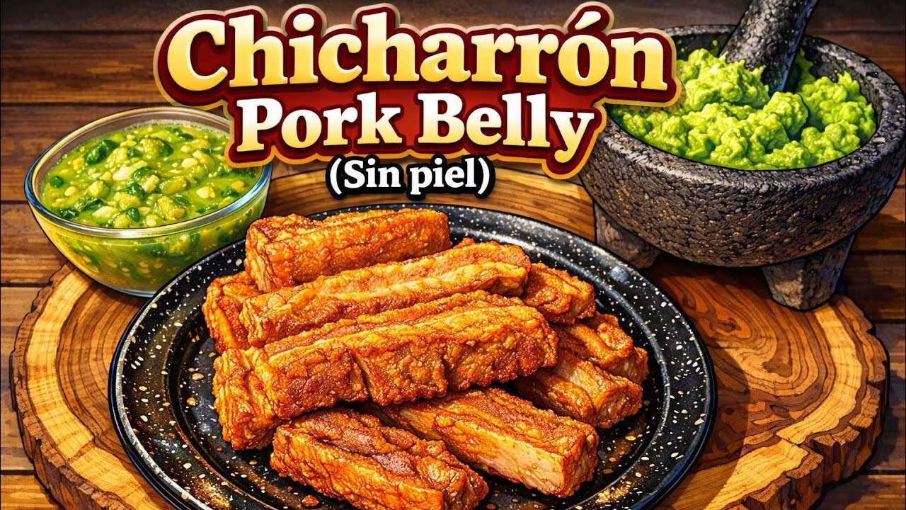 🔥 Chicharrón de Pork Belly 🐷(Sin Piel) 