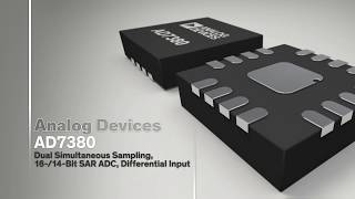AD®7380: Dual Simultaneous Sampling, 16-BIT SAR ADC, Differential Input
