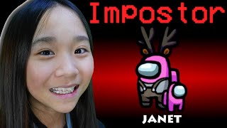 Janet was the Imposter EVERY ROUND! | Among Us