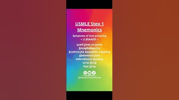 USMLE Step 1 Mnemonics: LLEEAADD #shorts #usmle #comlex #study #medschoolmoose #usmlestep1