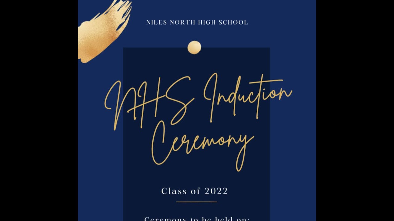 Niles North National Honor Society Induction Ceremony YouTube