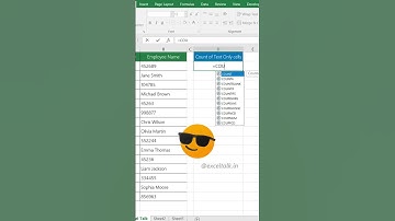 How to count cells that contain text in Excel #excelspreadsheettips #excelfunctions #googlesheets