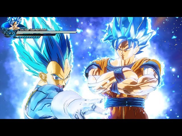 Super Saiyan Blue EVOLUTION Goku VS SSBE Vegeta! STRONGEST Saiyan Battle!  Xenoverse 2 Mods 