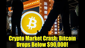 Crypto Market Crash: Bitcoin Drops Below $90,000!