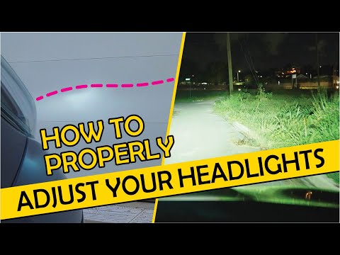 The Best Way to ADJUST YOUR HEADLIGHTS & Get More Light In Minutes