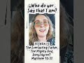Christian vs. Jehovah’s Witness: The “Everlasting Father” Debate