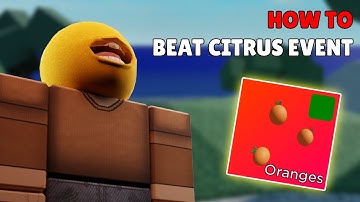 How To Beat CITRUS EVENT/ORANGE EVENT In Arsenal... (Roblox Arsenal)