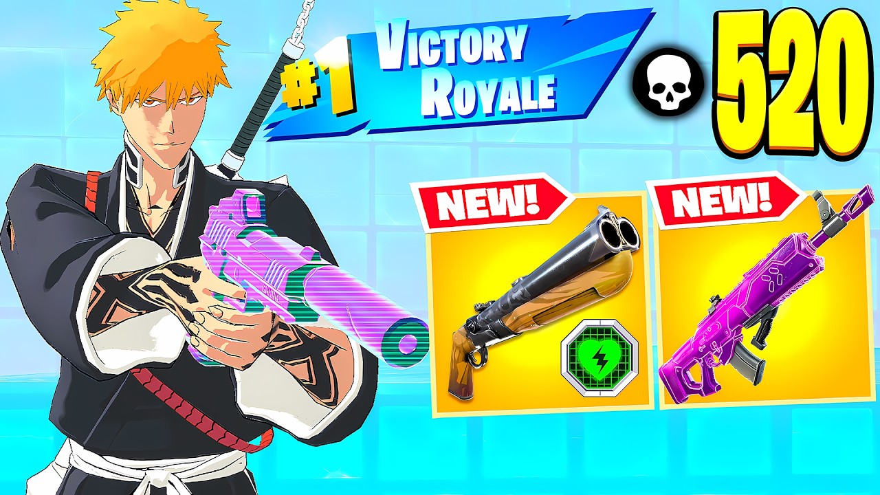 Ichigo Kurosaki Skin! Fortnite Blitz Gameplay | SOLO SQUADS High Eliminations