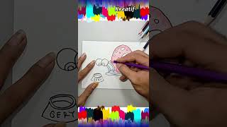 How To Coloring Gary the snail From SpongeBob