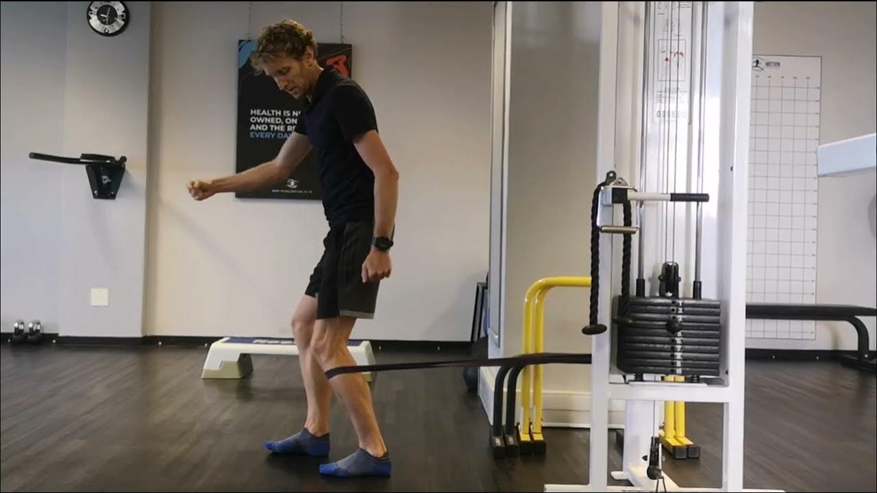 Theraband terminal knee extension Control 2 YouTube