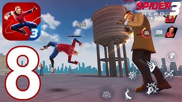 Spider Fighter 3 Gameplay Walkthrough Part 8 - Knock Out Enemy (Android, iOS)