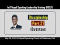 Discipleship   27  dr basant shrestha