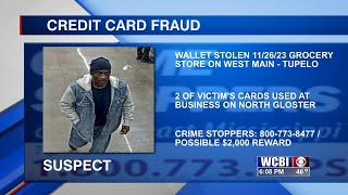 Tupelo police seek help identifying suspected credit card thief