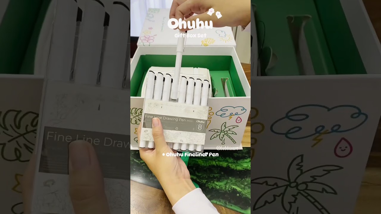 Unboxing Ohuhu Gift Set 🎁❤️