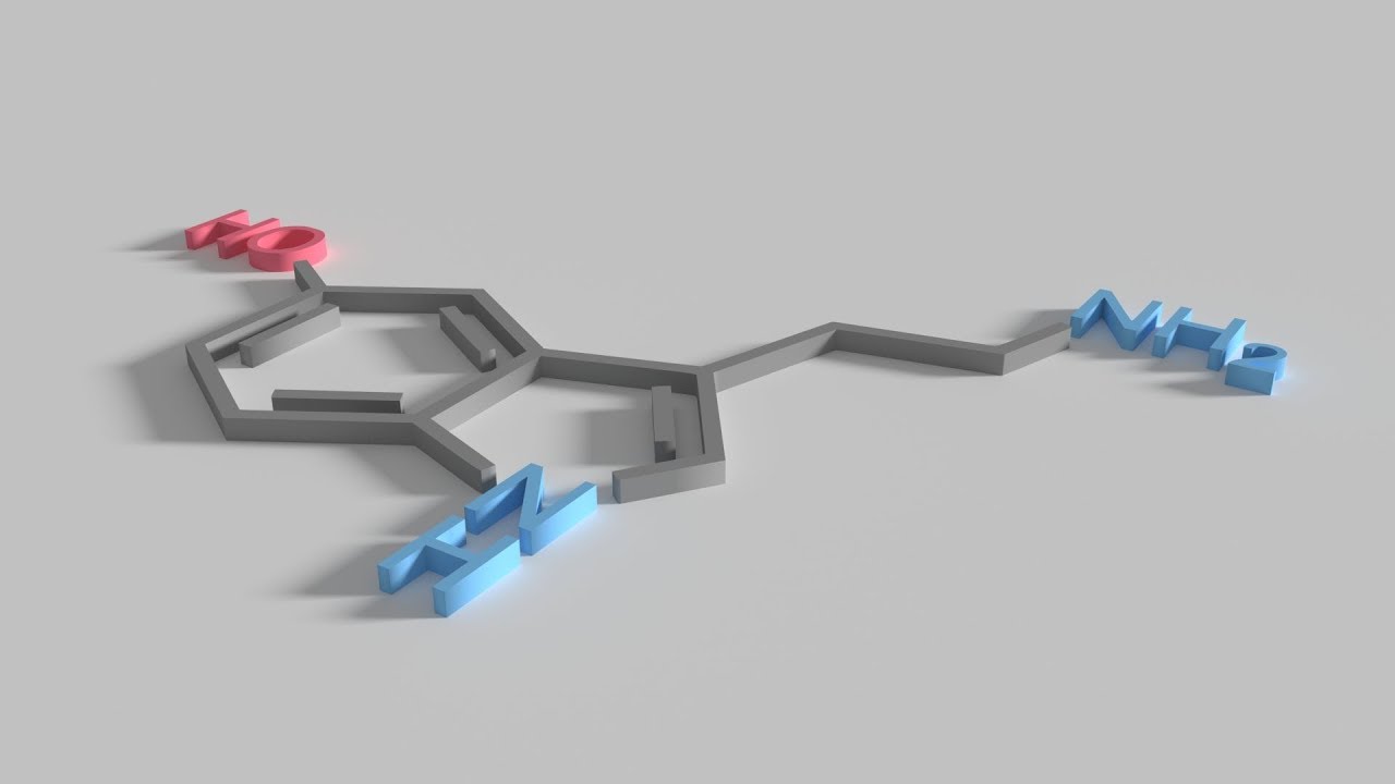 ChemDraw в Blender | 3D-версия плоской молекулы