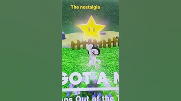 The throwback to the first 3D Mario game