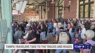 'It's just easy': Tampa travelers take to the tracks and roads during Thanksgiving week