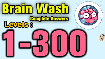 Brain Wash Answer | Levels 1-300 | Gameplay Walkthrough Solution | By Say Games | (IOS - Android)