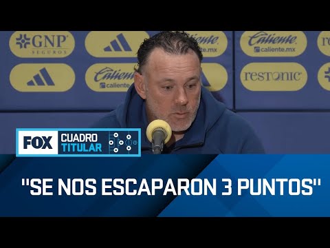 AMÉRICA 2-2 CHIVAS, "se nos escaparon 3 puntos", el análisis de GABRIEL MILITO | Cuadro Titular