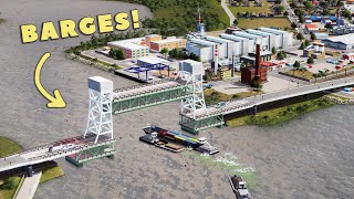 Fixing Traffic with Barges! | Cities Skylines: Mile Bay 17