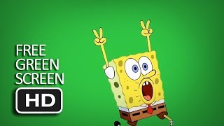 Free Green Screen - Sponge Bob Run