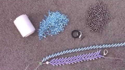 Learn the Basics of the Double St Petersburg Stitch - A Beading Tutorial by Aura Crystals