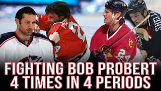 Former NHLer Fought The Legendary Bob Probert FOUR STRAIGHT PERIODS