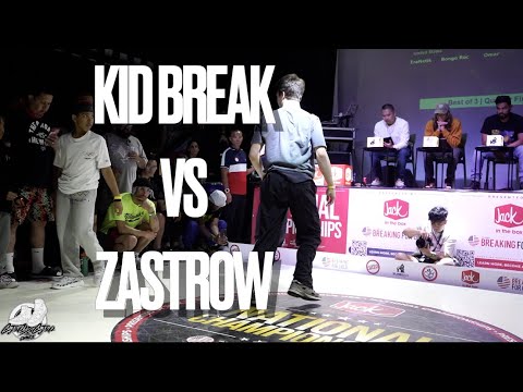 KID BREAK vs ZASTROW | TEEN TOP 8 | BREAKING FOR GOLD NATIONAL CHAMPIONSHIP | #SXSTV