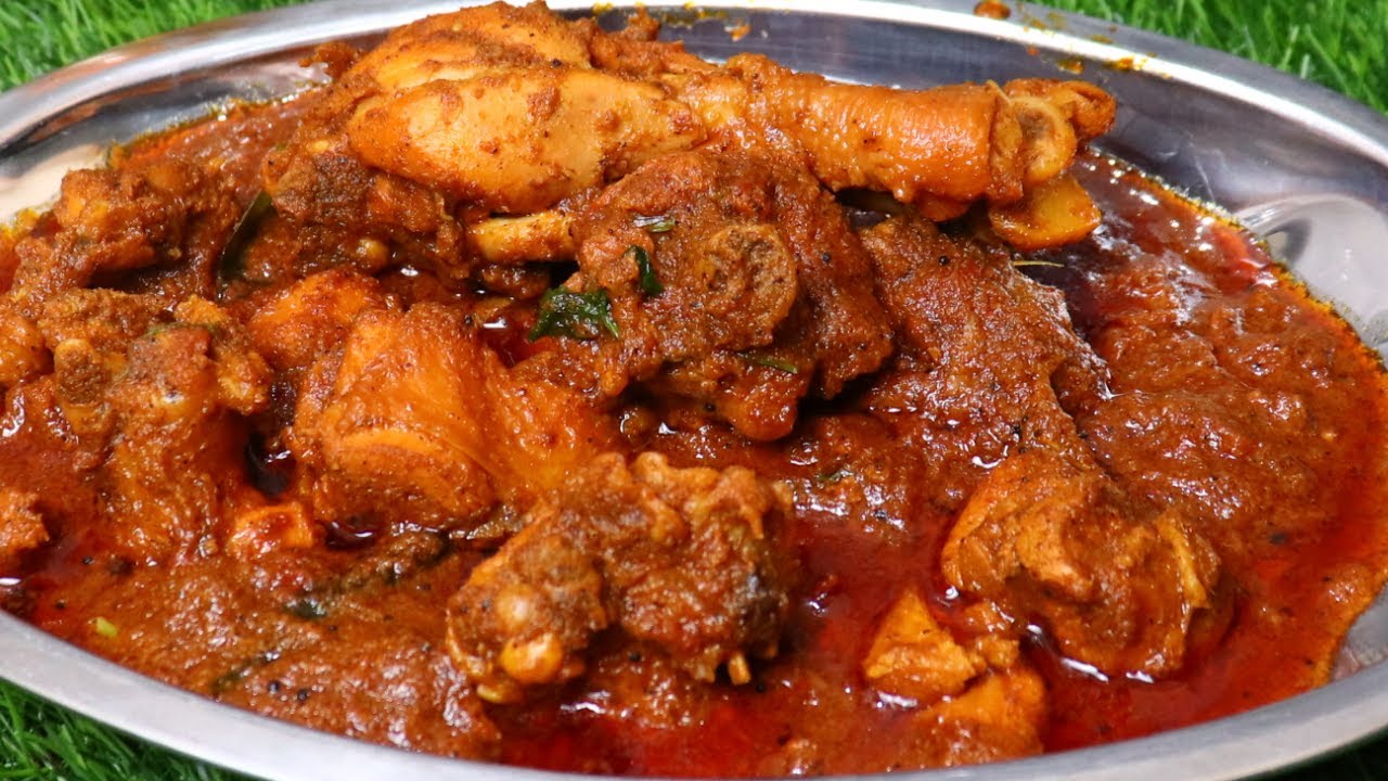 Village style chicken gravy / Village chicken curry recipe YouTube