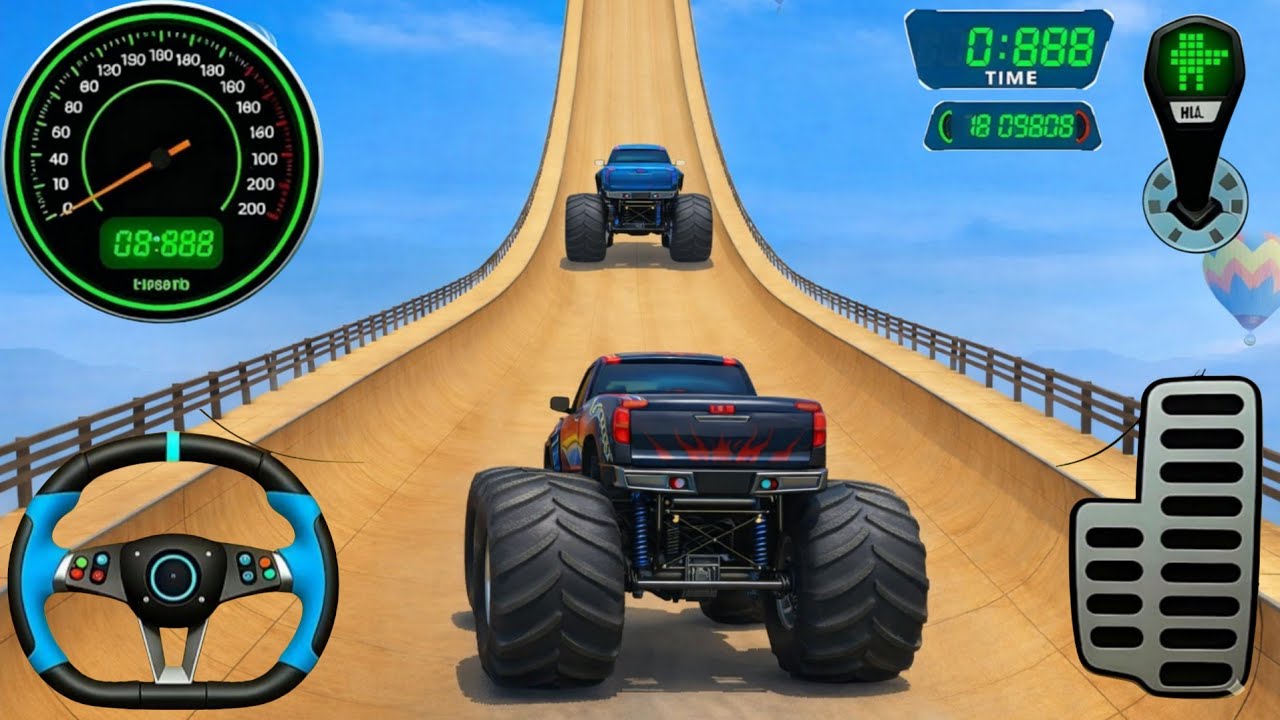 Monster Truck Game - Truck Game - 3d Android iOS Gameplay 