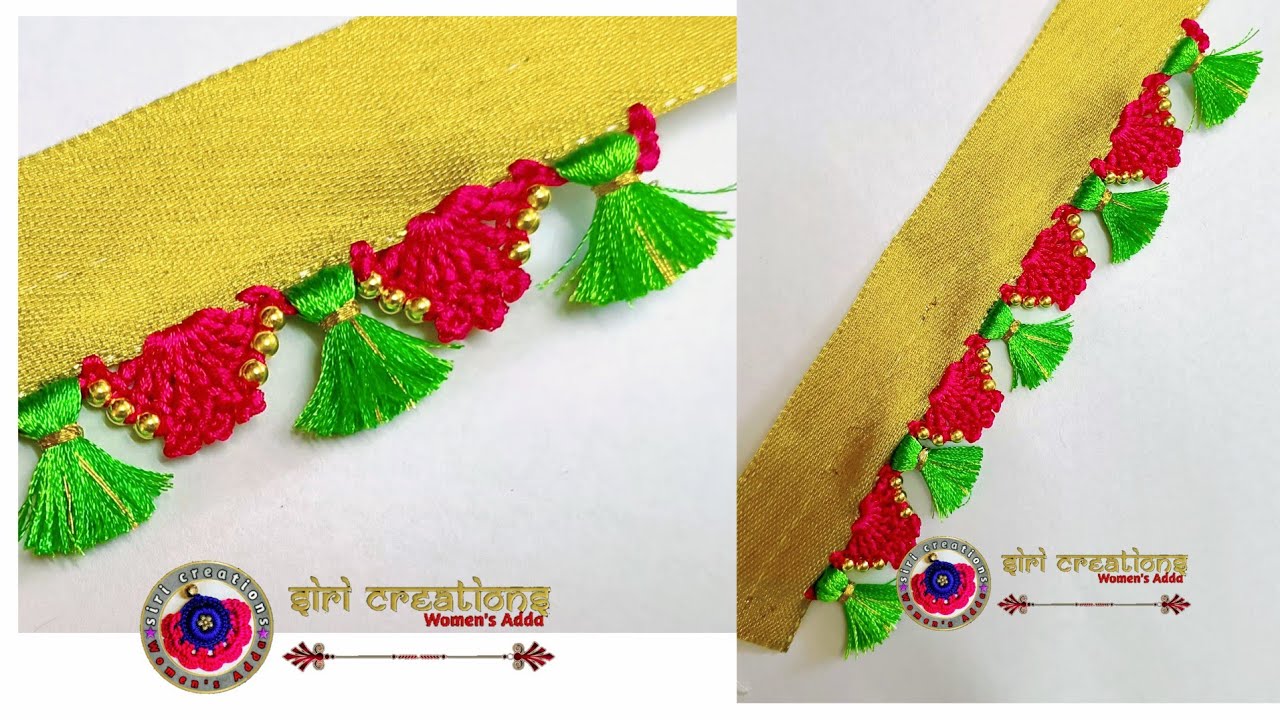 Saree kuchu -Tassel #new #sareekuchu #latest #sareekuchu design ...