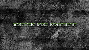 How to get a modded comment on PS3 + Download link