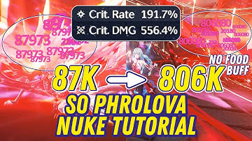 S0 Phrolova Nuke DMG Tutorial !! - Wuthering Waves