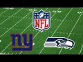 New York Giants vs Seattle Seahawks Play by Play & Reaction