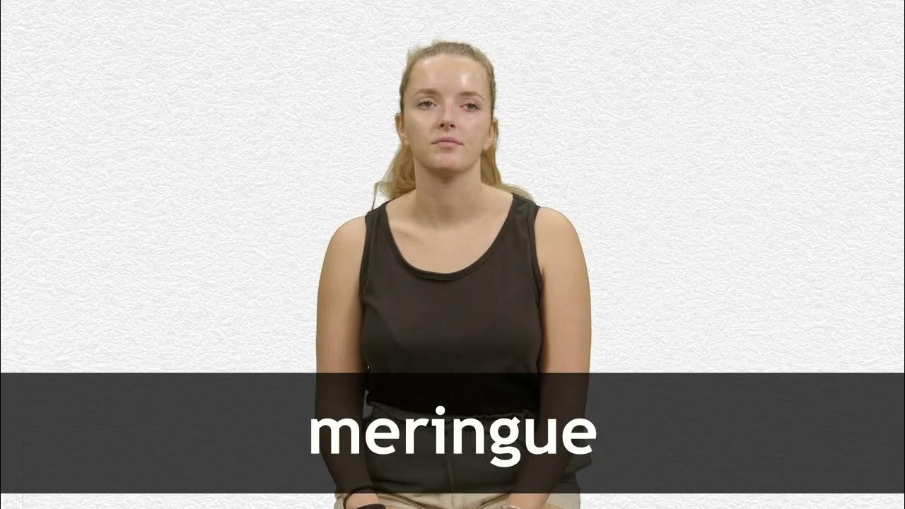 How to pronounce MERINGUE in French YouTube