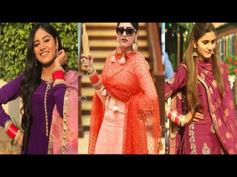 Suits For Newly Married Bride|| Latest Simple And Stylish Punjabi Bridal  Suit || Bridal Suit Design - YouTube