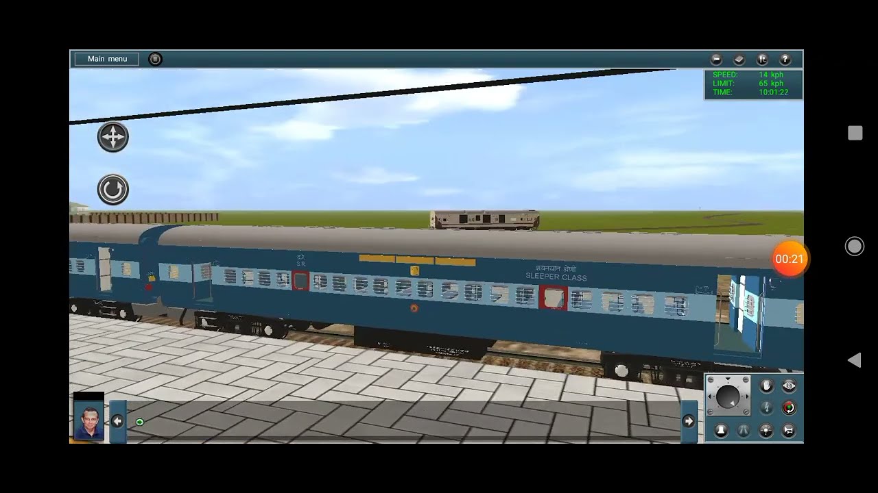 ICF BLUE EXPRESS WITH WAP9 DRIVING A SHORT ROUTE(TRAINZ SIMULATOR 12 )