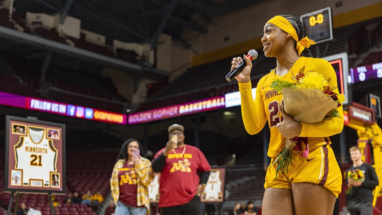 Gopher Women's Basketball Senior Night Reflections Mi'Cole Cayton