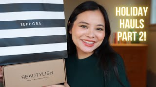 Sephora VIB & Beautylish Hauls Part 2! Complexion, Fude Brushes & Holiday Gifts!