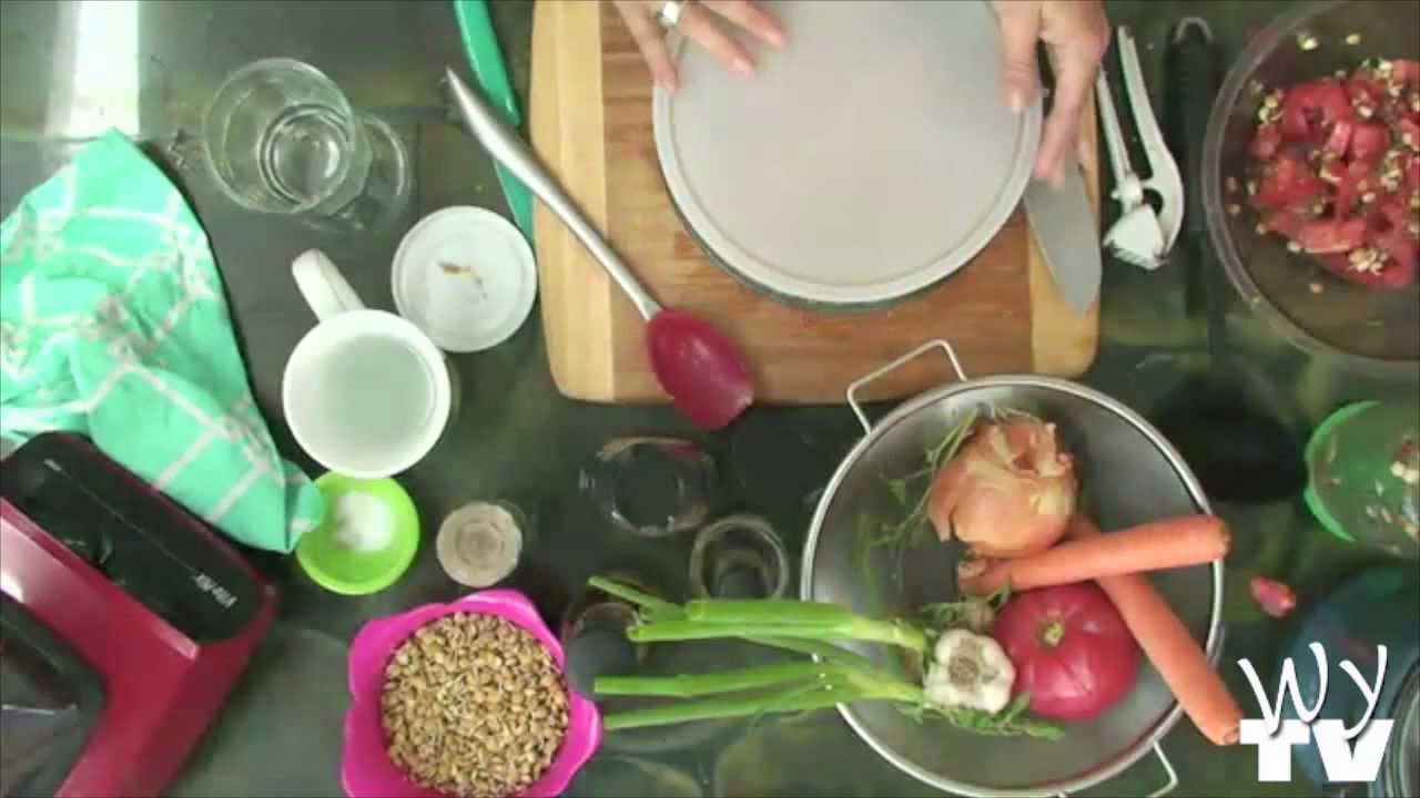 Raw Food Recipe Demo - Banana Walnut Snack - Blythe Raw Live