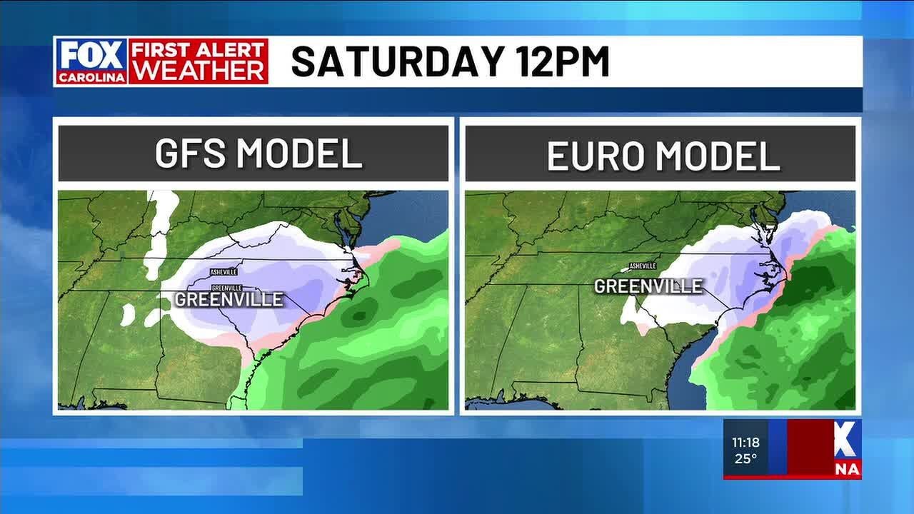 Snow possible Friday night into Saturday - YouTube