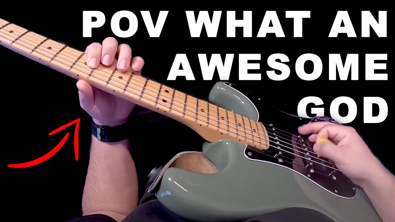 What An Awesome God - Phil Wickham Lead Guitar Tutorial with Tabs