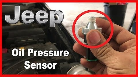 Jeep Grand Cherokee Oil Pressure Sensor Replacement - p0523 code jeep grand  cherokee